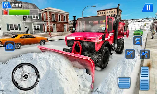 Snow Plow Construction Games