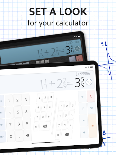 Screenshot of Fraction Calculator Plus