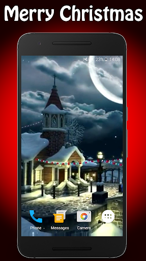 Android application Christmas Live Wallpaper screenshort