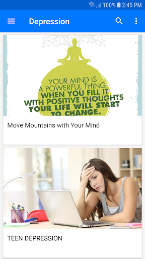 Depression : Causes, Treatment Screenshot 3 - AppWisp.com