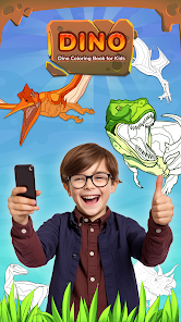 Dinosaur Adventure Magic Coloring Book for Kids Ages 4-8 with Augmented  Reality (Color, Scan, Play) - 12 Markers & App Included 