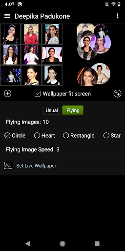 Android application Deepika Padukone LWP screenshort