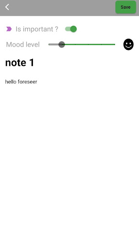 Foreseer Screen 2