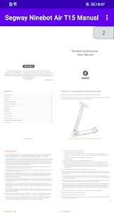 Segway Ninebot Air T15 Manual