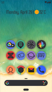 Smoon UI - Captura de pantalla del paquete de iconos redondeados