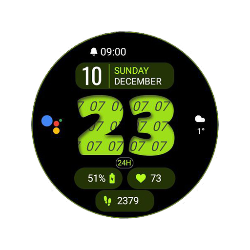 Dens BigHours Watch Face logo