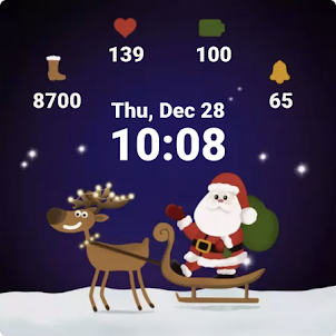Christmas Watch Face Animated