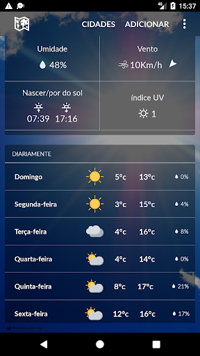 Portugal Weather Screen 2