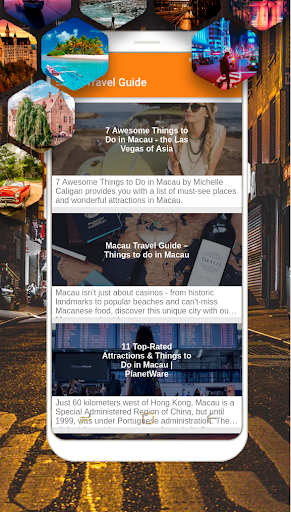 Macau Travel Guide Screen 3