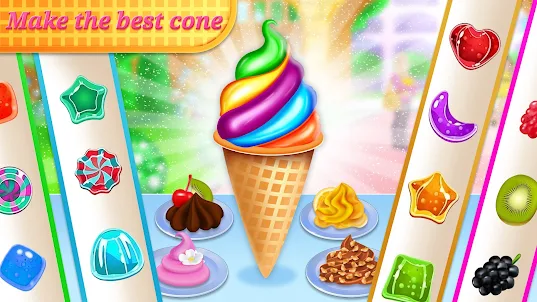 Ice Cream Shop Cone Maker Game