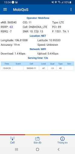 MobiQoS Screen 2