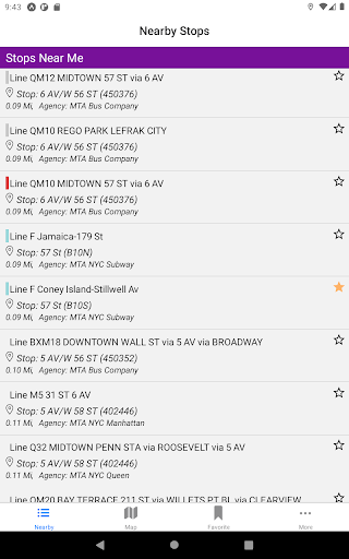 Realtime Transit Bart and Bus.
