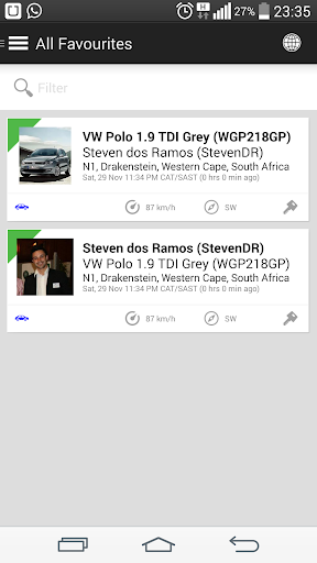 MiX Fleet Manager Mobile Screen 2