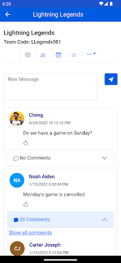 TeamDash Screen 3