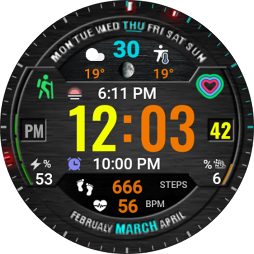 Digital Sport watchface NTV401 Download on Windows