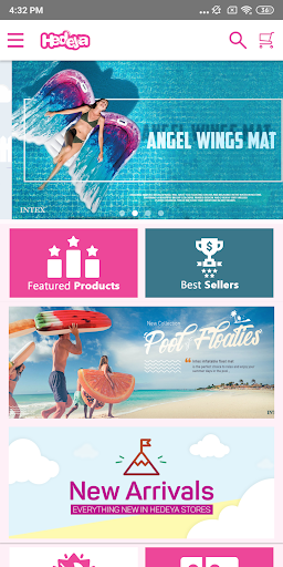 Android application Hedeya Store screenshort