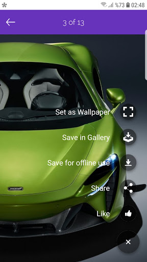 Android application All Car Wallpapers screenshort