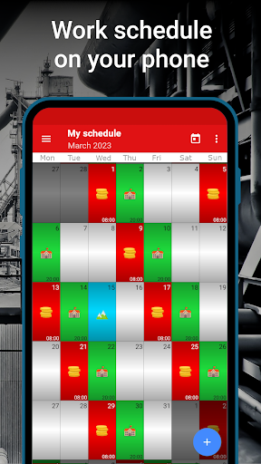 Android application WorkOrg: Shift Schedule screenshort