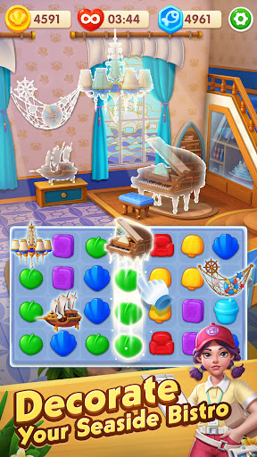 Tropical Heart: Match-3 Puzzle Screen 2