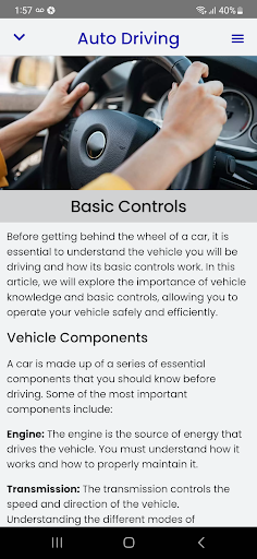 Car Driving Course Screen 3