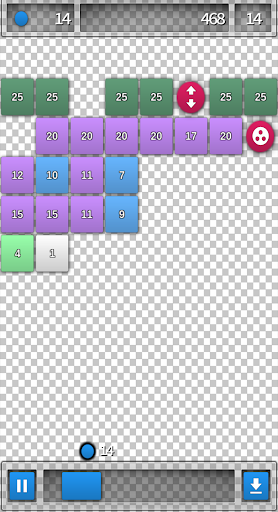 Android application Infinite Brick Breaker screenshort