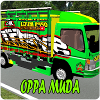 Truck Canter Oppa Muda Knalpot Serigala