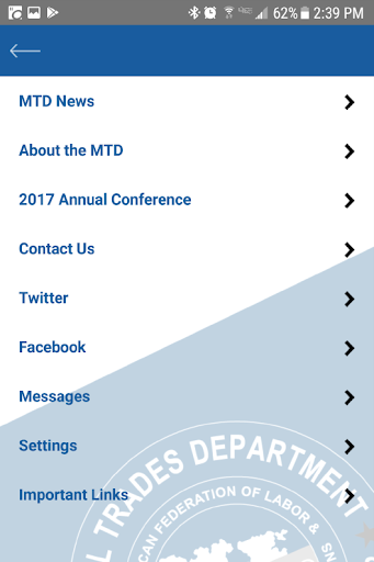 Android application Metal Trades Mobile screenshort