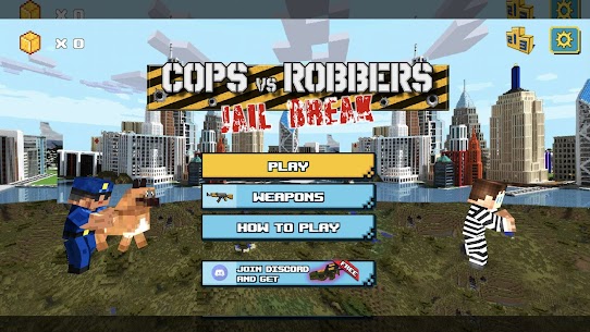 Cops Vs Robbers: Jailbreak Mod Apk (God Mode/Dumb Enemy) 1