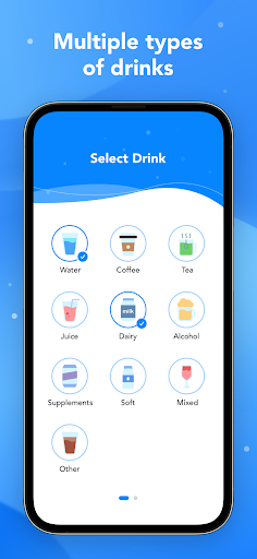 Screenshot of Water Tracker and Drink Alarm