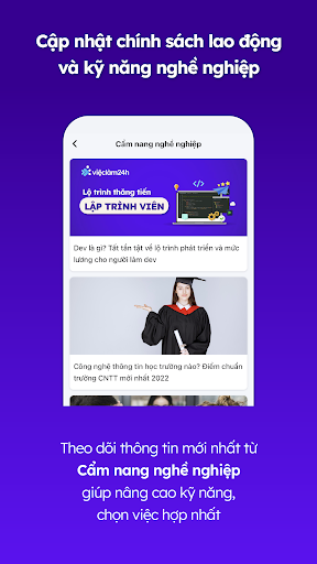 Android application Việc Làm 24h - Việc Gì Cũng Có screenshort