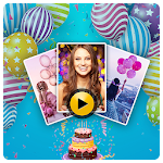 Cover Image of Télécharger Birthday Photo Frame Collage With Music 1.1 APK