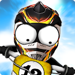 Cover Image of Download Stickman Downhill Motocross  APK