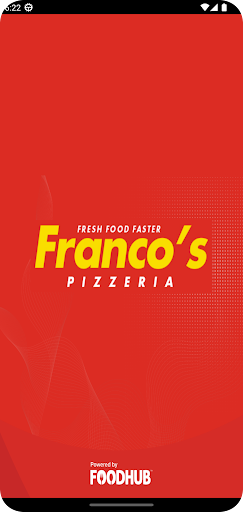 Android application Francos Pizzeria screenshort
