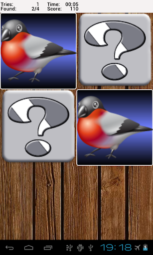 Memory Game Mobile Screen 3