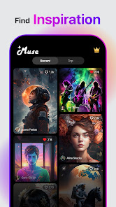Screenshot 6 Muse - Generador de Arte IA android