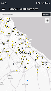 Captura 1 TuBondi: colectivos urbanos android