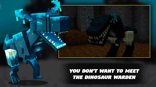 Dinosaur Warden Mod for MCPE