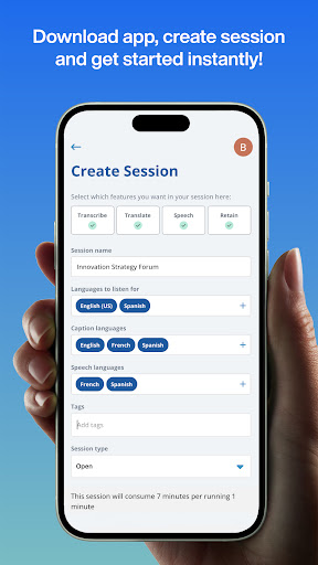 Android application Boostlingo AI Pro screenshort