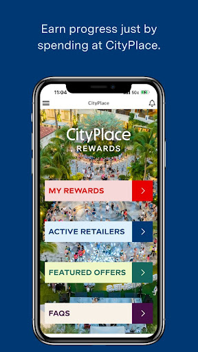 Android application CityPlace Rewards screenshort