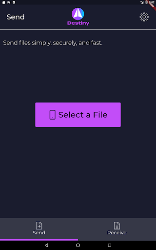 Destiny - Secure File Transfer Screenshot 4 - AppWisp.com