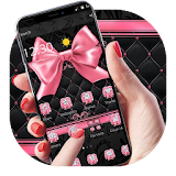 Pink Bowknot Diamond Leather Theme icon