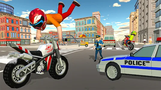 City Bike Race Stunt Master 3D