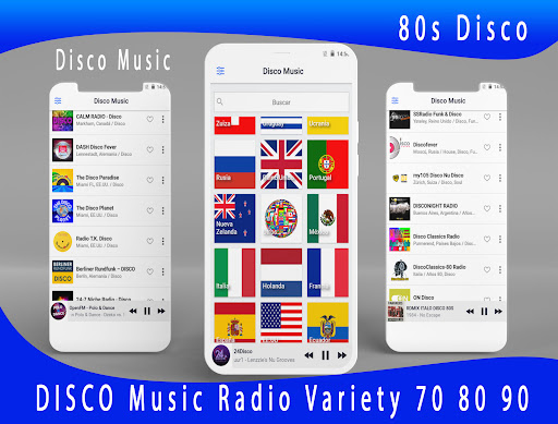 Android application Disco Music 70 80 90 screenshort