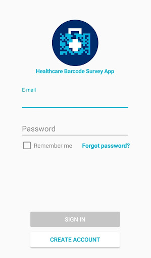Android application GS1 Healthcare Barcode Scanner screenshort