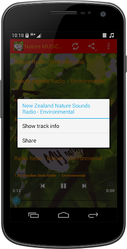 Nature MUSIC Radio Screenshot 4 - AppWisp.com