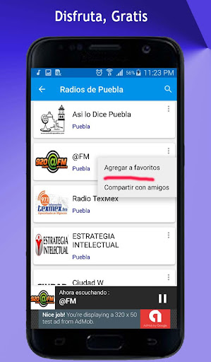 Radios de Puebla Screen 2