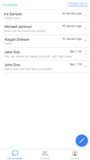 CloudMessage.io Screen 2