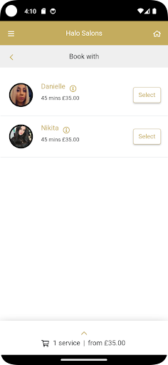 Halo Salon Screen 3