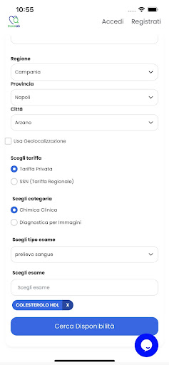 Android application Trovalab screenshort
