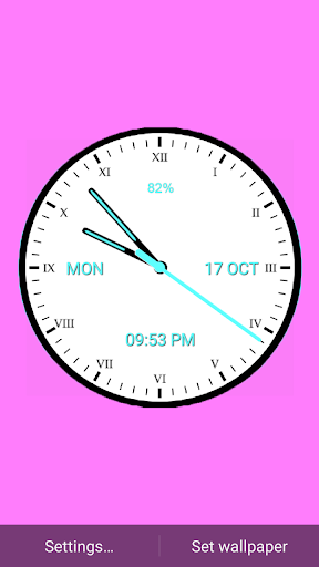 Android application Analog Clock Classic screenshort